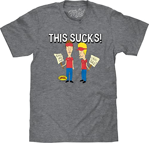 Amazon.com: Tee Luv Men's This Sucks Beavis and Butt-Head 90s