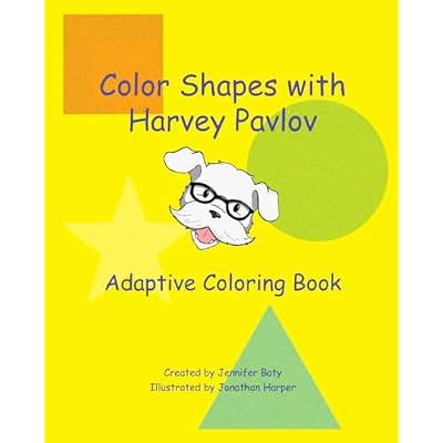 Color Shapes with Harvey Pavlov Adaptive Coloring Book