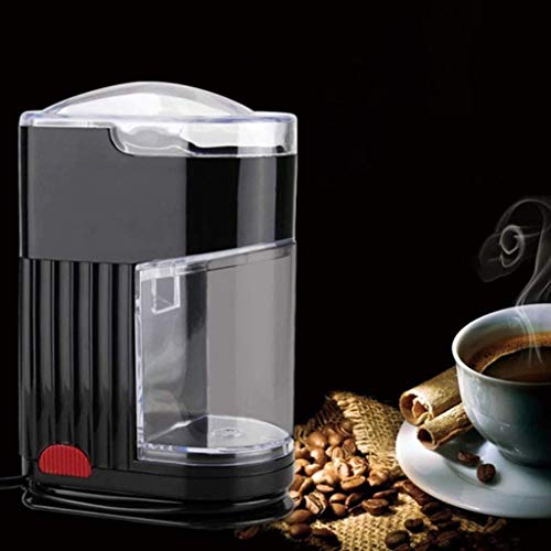 ZOUSHUAIDEDIAN Kaffeemühle, Edelstahl Einstellbarer Gratmühle, elektrische Kaffeemühle, for Kaffeeliebhaber – Bild 4