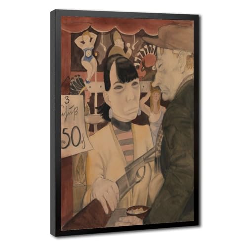 Toile At The Shooting Gallery de Jeanne Mammen pour rompre la monotonie des murs