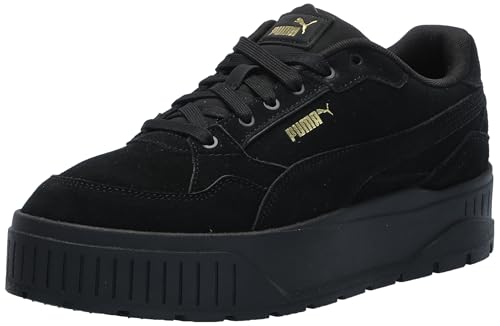 Puma Women's Karmen II Idol, Suede-Puma Black-Puma Black, 8.5