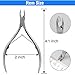 Cuticle Trimmer Cuticle Nippers,Professional Stainless Steel Cuticle Cutter Cuticle Remover,Pedicure Manicure Tools for Fingernails and Toenails