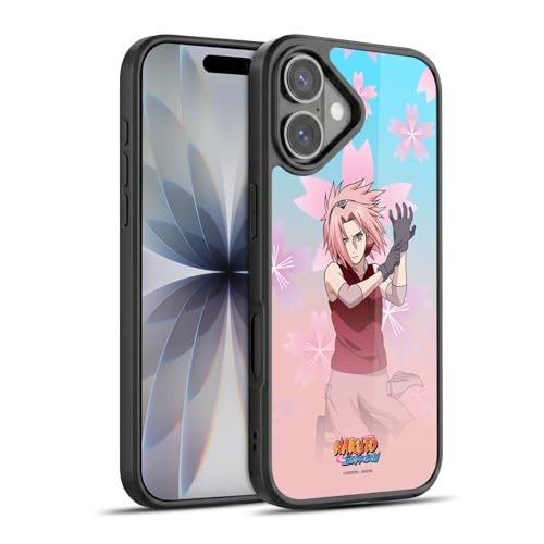 Coque iPhone 17 Naruto Sakura silicone renforcé antichoc pour fans d'anime