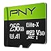 PNY 256GB Elite-X Class 10 U3 V30 microSDXC Flash Memory Card - 100MB/s, Class 10, U3, V30, A1, 4K UHD, Full HD, UHS-I, Micro SD