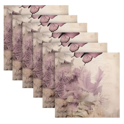 Servilletas de tela multicolor pack 6 20x20 in miniatura 2
