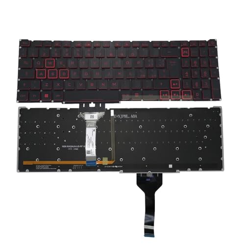 Clavier rétroéclairé rouge PT-BR réparer touche cassée Nitro AN517-52