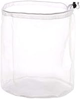 Vista 1 de Bolsas de lavandería de malla para prendas delicadas, bolsa de lavandería con cordón para lavadora antienredos - Blanco S