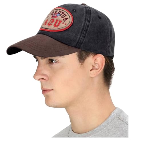 Image of Handcuffs Outdoor Travel Cap for Women Men USA Embroidered Sport Breathable Beach Baseball Cap