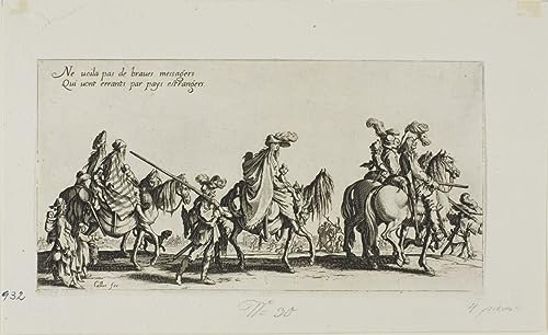 Poster Jacques Callot Les Bohèmes Marching pour habiller un mur vide