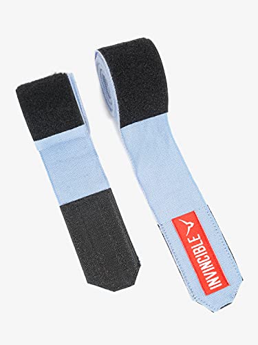 Image of Invincible Mexican Style Semi-Stretch Hand Wraps (Sea Blue, 4.5 Meter)