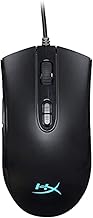 HyperX Pulsefire Core - RGB Gaming Mouse, Software Controlled RGB Light Effects & Macro Customization, Pixart 3327 Sensor up to 6,200DPI, 7 Programmable Buttons, Mouse Weight 87g,Black