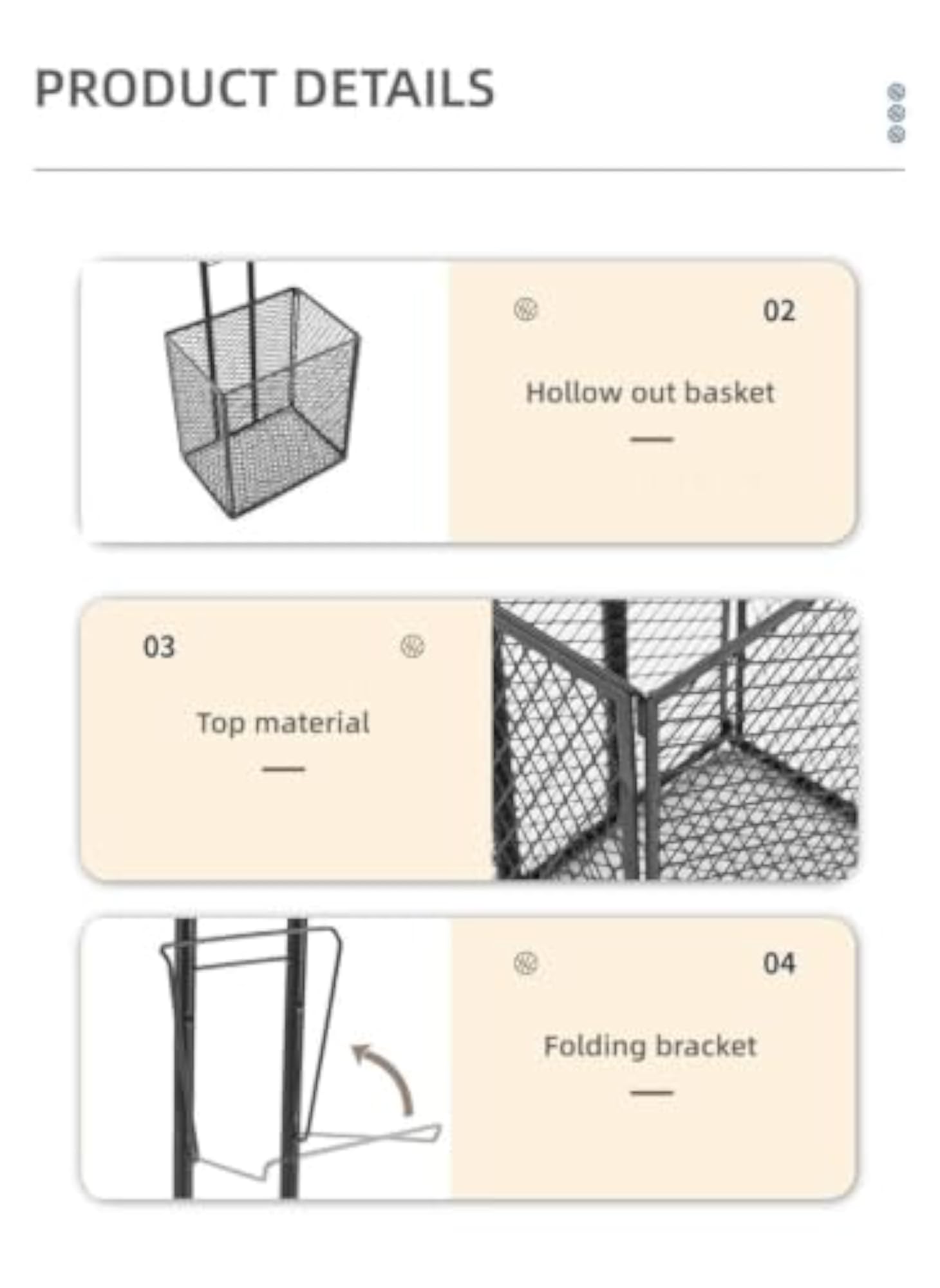 Portable 4-Tier Sports Ball Rack & Storage Stand