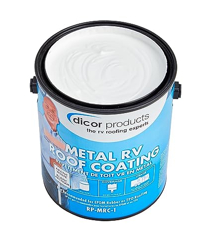 Dicor RP-MRC-1 Acrylic Elastomeric Coating For Metal Rv Roofing thumb #2