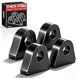 Weld On Shackle Clevis Mounts 4 Pack 1 Inch Thick Heavy Duty Steel for Truck Bumper Hydraulic Tractor Off Road Towing