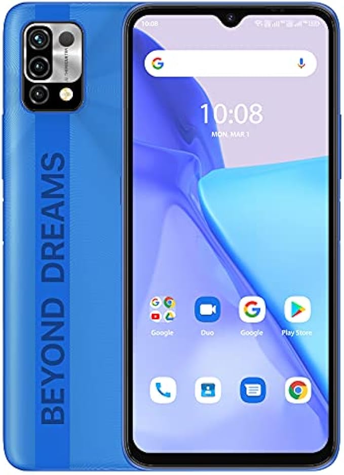 UMIDIGI Power 5 Unlocked Cell Phones, 6150mAh Battery+ 6.53" HD Display Smartphone with 16MP AI Triple Camera,128GB Dual SIM Android Phone