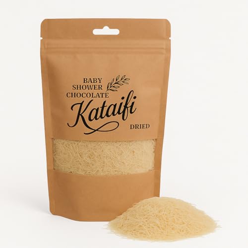 Dried Kataifi Shredded Filo Dough for Dubai Chocolate Bar – Kadayif Kunafa Pastry, Wire Shredded Wheat Phyllo, Knafeh Ingredients (3.5oz | 100g)