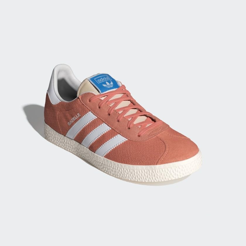 adidas Originals Big Kids Gazelle Shoes, Wonder Clay/Cloud White/Core White, US 6.5 Big Kids2