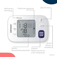 OMRON RS4 Automatisches Handgelenk-Blutdruckmessgerät, Testsieger Stiftung Warentest 11/2023, klinisch validiert, mit Speicher, Positionierungssensor für genaue Messung, Manschettensitzkontrolle – Ansicht 6