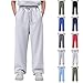 Kids Straight Leg Joggers Sweatpants Elastic Waist Casual Cotton Athletic Pants with Pockets for Girls Boys 5-16 Years