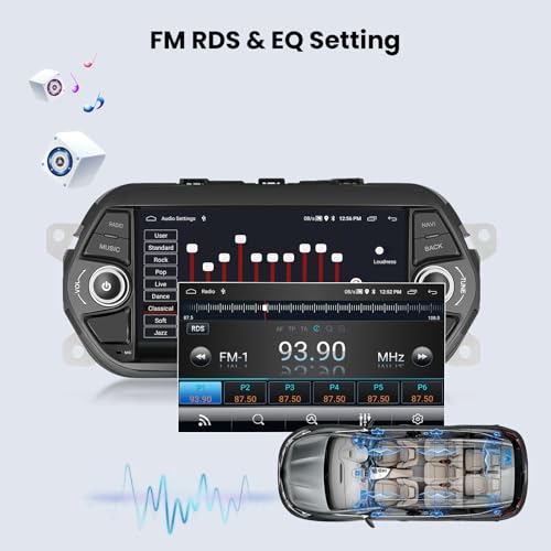 Carplay Android Auto sans fil via cet autoradio Android 15 doté d'un écran tactile 7'' fluide