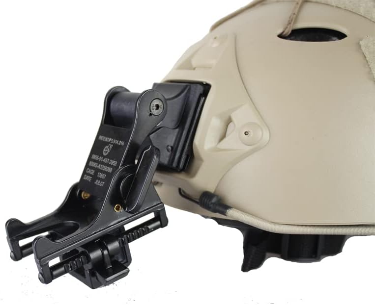 LEJUNJIE Soporte de montaje táctico para casco Rhino NVG PVS-14/PVS-7 gafas de visión nocturna Mount&Fast ACH PASGT MICH cascos M88