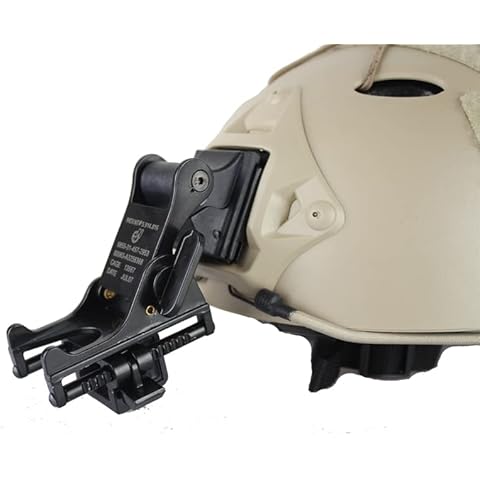 LEJUNJIE Tactical Helmet Mounting Bracket for Rhino NVG PVS-14/PVS-7 Night Vision Goggles Mount&Fast ACH PASGT MICH Helmets M88 Cover