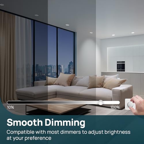 Image of Linkind BR30 LED Flood Light Bulbs Indoor, 65W Equivalent Dimmable LED Recessed Bulbs, 10W 850 Lumens, 5000K Daylight E26 Base, Recessed Can Light Bulb for Bedroom Bathroom, 16 Packs