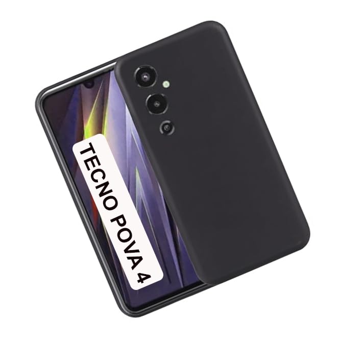 COBERTA Back Cover for TECNO POVA 4 Back Cover Case - Black Silicon (B0CS9P3Z4Q) Amazon Price History, Amazon Price Tracker