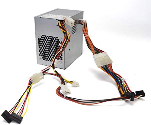 New K345R K346R M177R J775R Replacement Dell 305 Watt Power supply Fits Optiplex 980 Tower MT PC Computer 24-Pin Mini ATX 4-Pin Floppy SATA F305P-00 H305P-02 L305P-03 AC305AM-00 W/ Adapters