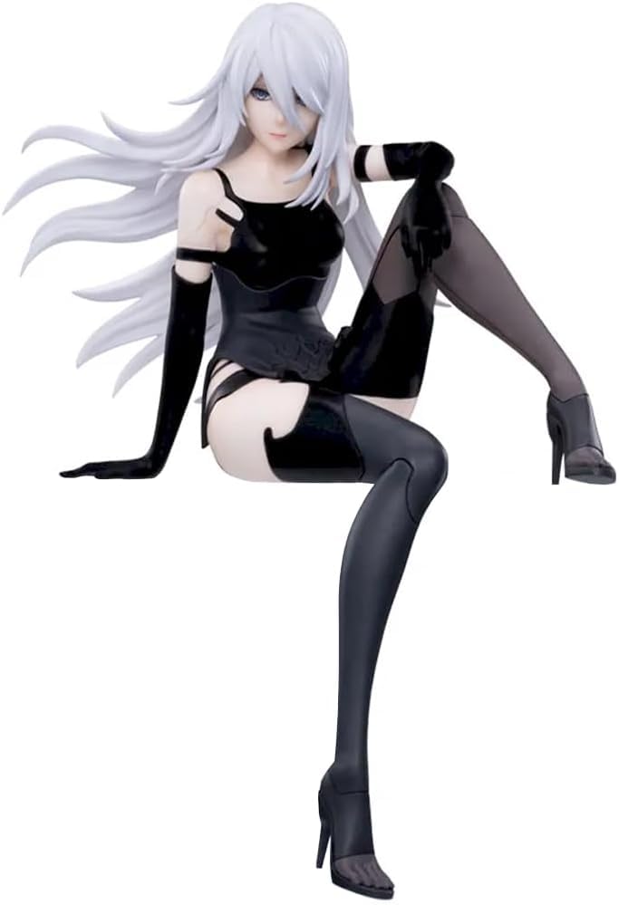 A2 Figure A2yorha/A2automata Figure No.2 Type A Sitting Position Model PVC Anime Statue Desktop Decoration Gift 5.9IN