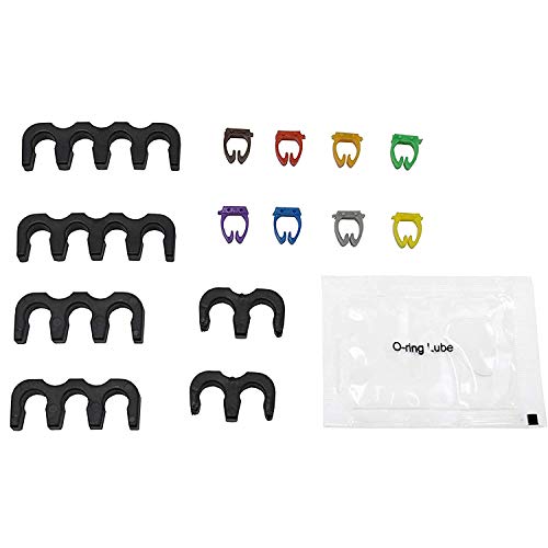 A-Team Performance - Silicone Spark Plug Wires Set - Compatible With Sbf Small Block Ford Valve Cover Wires 221 255 260 289 302 351W Boss 302 Fits Hei Distributor Caps Blue 8.0Mm #TOP7