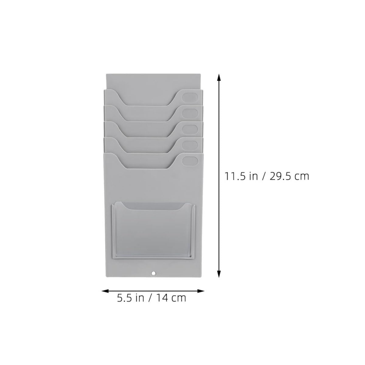 Zerodeko Tarjetero de Pared Compacto de 2 Piezas de Pp para Tarjetas de Empleado y Habitación de Hotel Diseño Minimalista para Oficina y Organización Fácil