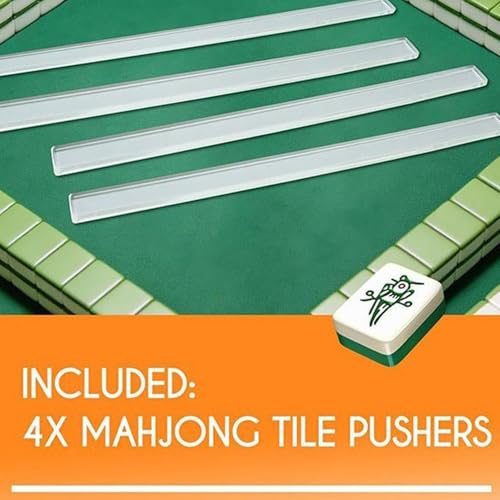 Poussoirs de mahjong en acrylique transparent pour tuiles de jeu