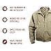 Rothco Concealed Carry 3 Season Jacket (US, Alpha, Large, Regular, Regular, Khaki)