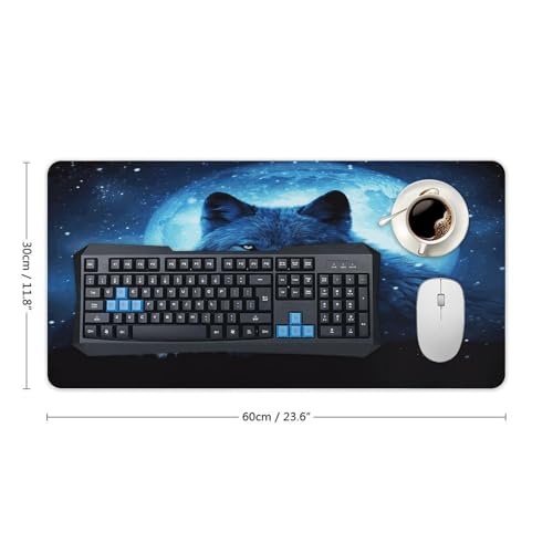 Wolfs Desk Pad protector de goma tamaño grande miniatura 2