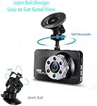 Dash Cam Mount Compatible with CHORTAU Apexcam Dash cam, Suction Cup Easy to Install and Use, Replacement Strong Suction Power Hight Durability and Removeable 2 Pcs
