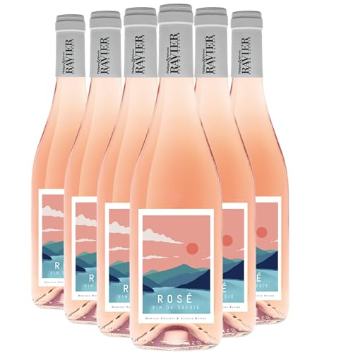 Vin de Savoie rosado 2025 - Philippe et Sylvain Ravier - DOP - Savoie - Francia - Variedades de uva Gamay - 12x75cl
