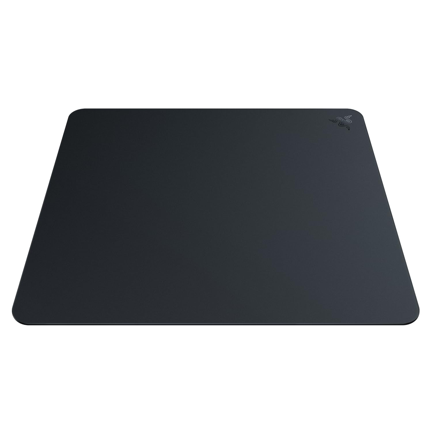 Razer Atlas - Tapis de Souris en Verre (Verre trempé de Qualité Supérieure, Surface Ultra Lisse & Micro-découpée, Résistant à la Saleté et aux Rayures, Mouvements Silencieux, Base Antidérapante) Noir