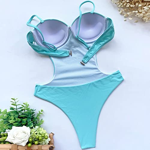 Bañador mujer deportivo para vacaciones de playa y surf en el mar 4