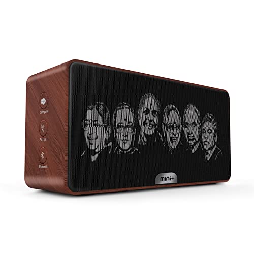Image of Carvaan Saregama Mini+ (Plus) Tamil Portable Music Player with 1000 Preloaded Evergreen Tamil Songs, 10 Watt Speaker, Handsfree Calling, Bluetooth /FM /AM /AUX (Vintage Brown)