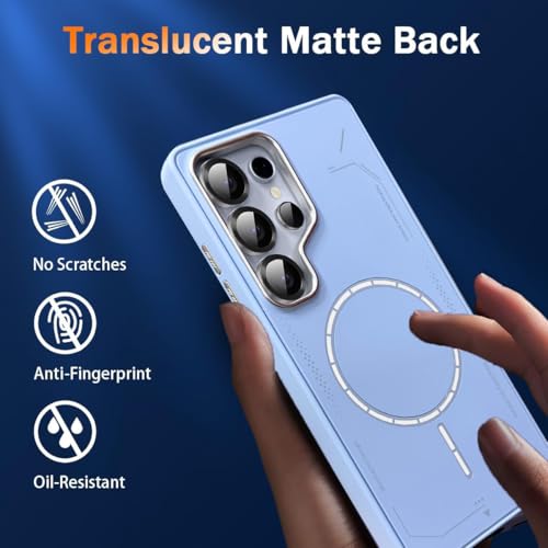 Image of DIZORO Premium Magnetic Case Compatible with Samsung S26 Ultra 5g, [Military Grade Drop Protection][Fit for MagSafe], Slim Anti-Fingerprint & Soft Touch Full Body Protective Back Cover (Mist)
