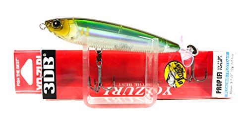 Yo-Zuri Isca 3DB Prop Topwater, Prism Ayu, 8,8 cm (3-1/2