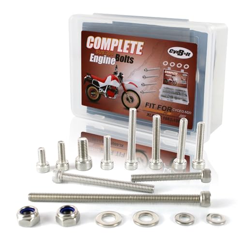 Kit tornillos motor XL600R contra óxido para sujeción de moto todoterreno