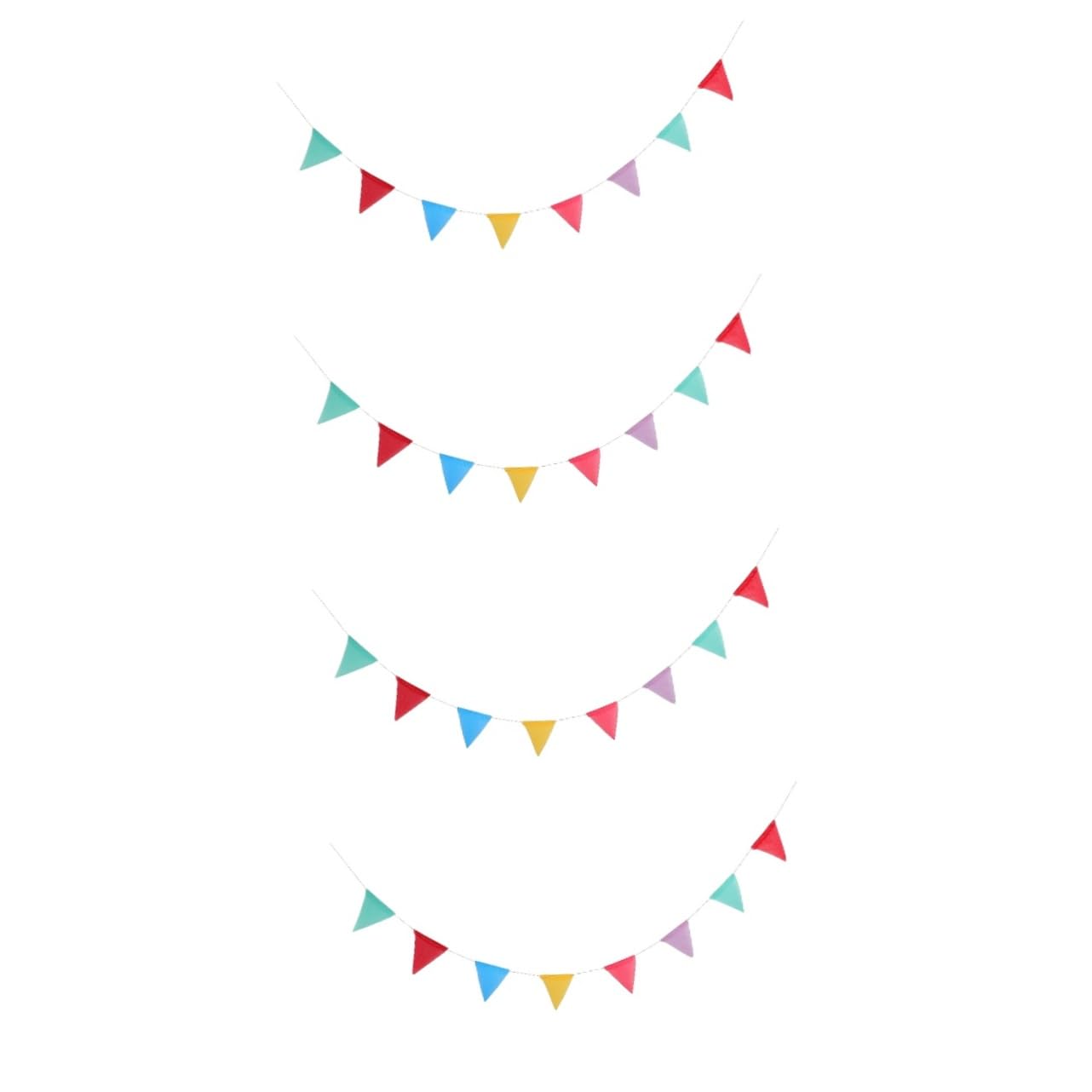 Amosfun 4confezioni Festone Decorazione Versatile Per e Matrimoni Confezione Bandierine Per Ed