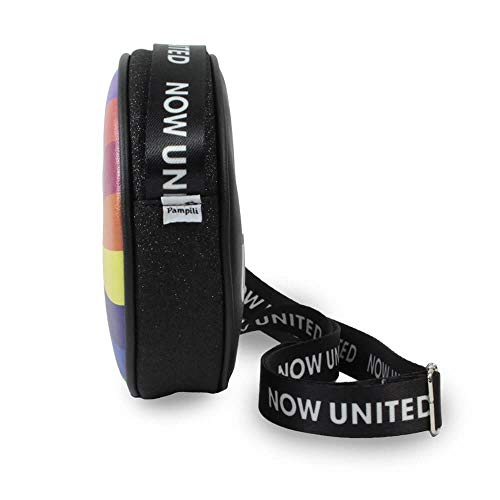 BOLSA TIRACOLO INFANTIL NOW UNITED PAMPILI PRETA