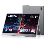 ARZOPA 16,1' Tragbarer Monitor 2,5K 180 Hz Gaming Portable QHD 2560×1440 107%...