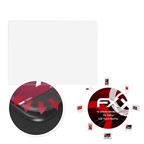 atFoliX Anti-Choque Lámina Protectora de Pantalla Compatible con GoPro LCD Touch BacPac Antichoque Película Protectora, antirreflectante y Flexible FX Película Protectora (3X)