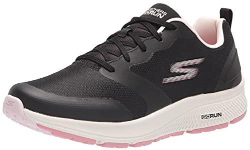 Skechers Women's GO Run CONSISTENT-Lunar Night Sneaker, Black, 9.5