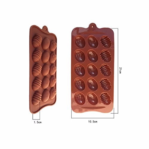 15 uova di Pasqua DIY DIY Chocolate Mould