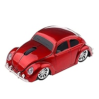 Volkswagen Beetle ワイヤレスオプティカルマウス Amazon.com: ECOiNVA VW Beetle Wireless Sports Car Shape